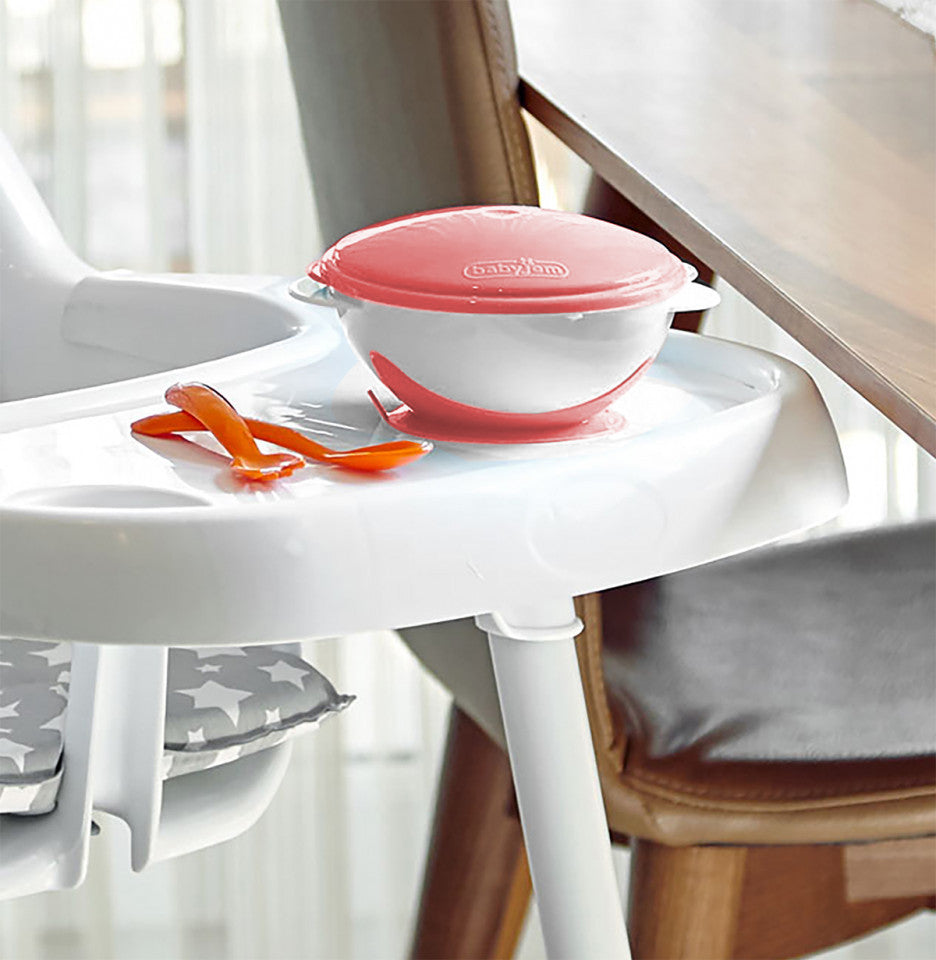 Castron cu ventuza si capac BabyJem