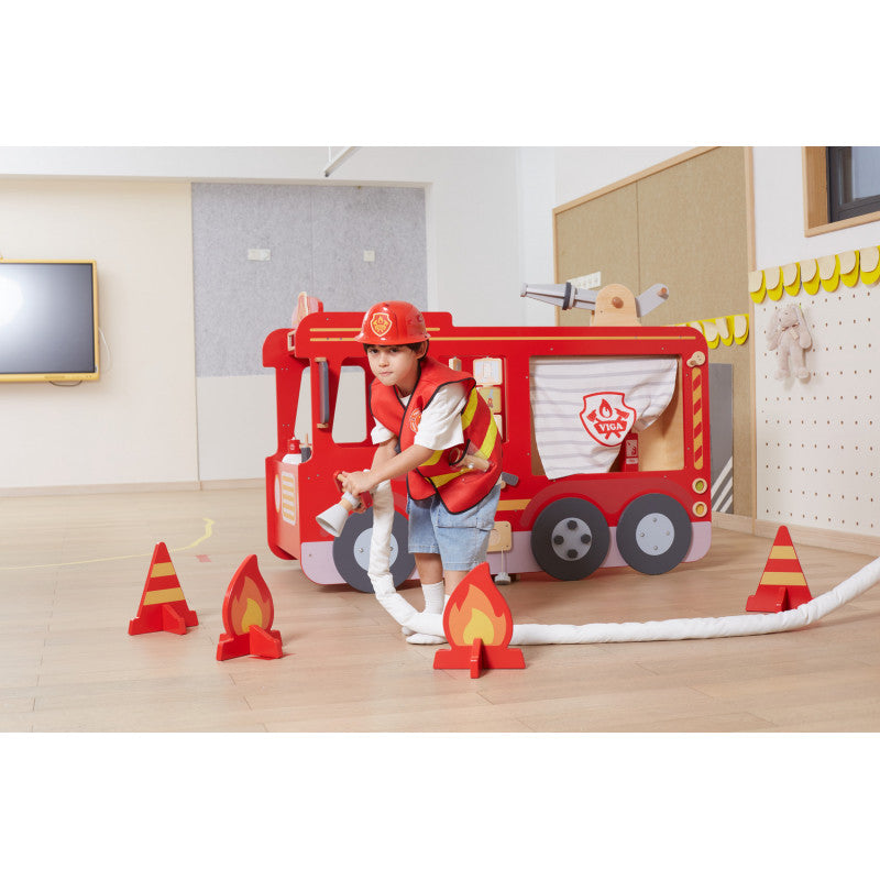 Centru de activitati gigant Masina de pompieri Super Fire Engine, Viga