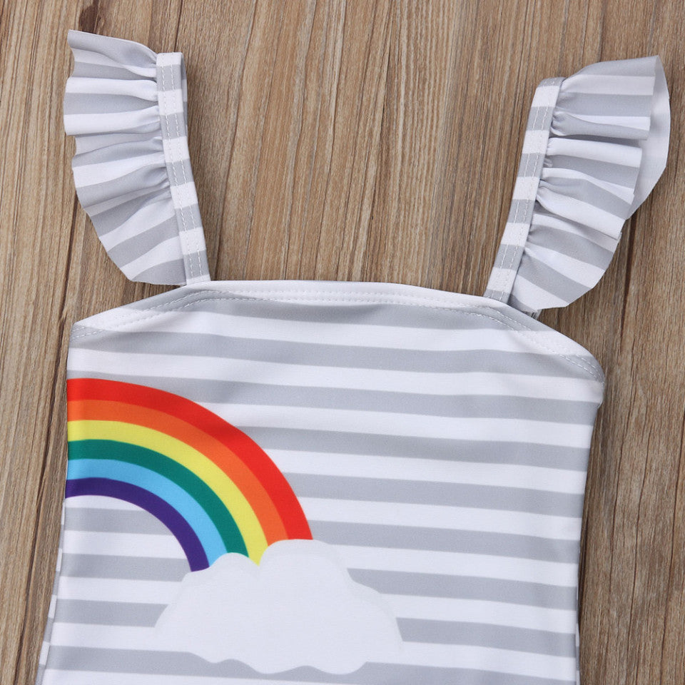 Costum de baie - Curcubeu - gemene