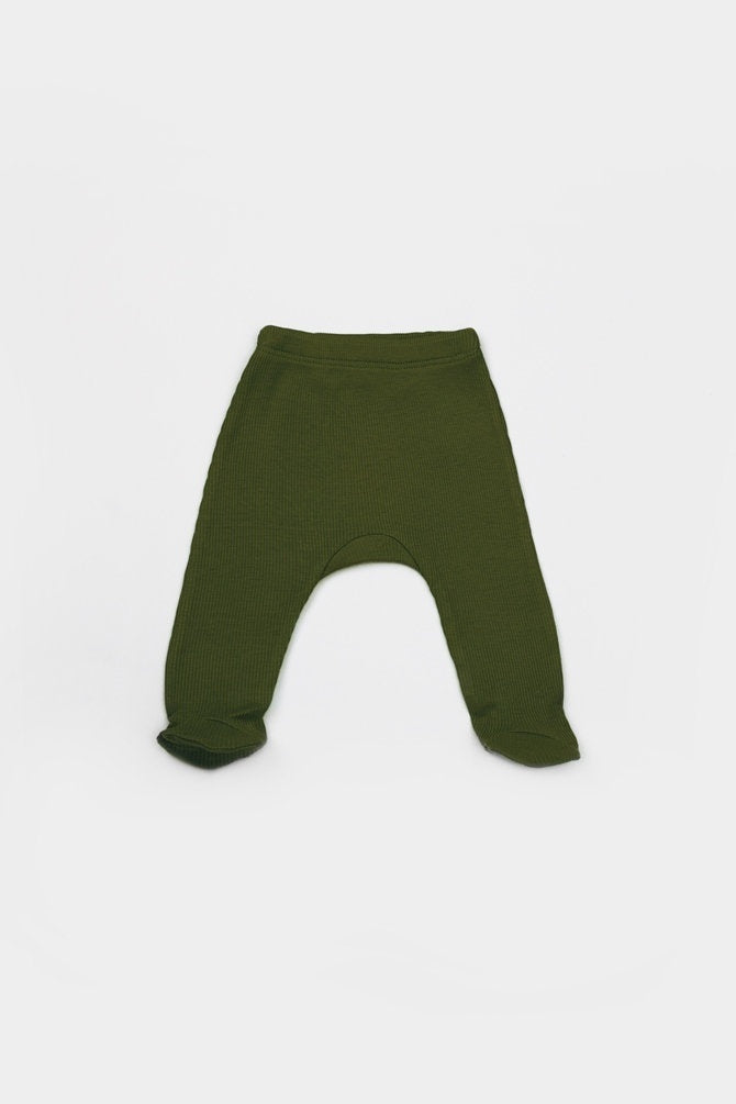 Cutie 4 piese pentru nou nascut - 100% bumbac organic - Verde pal, BabyCosy
