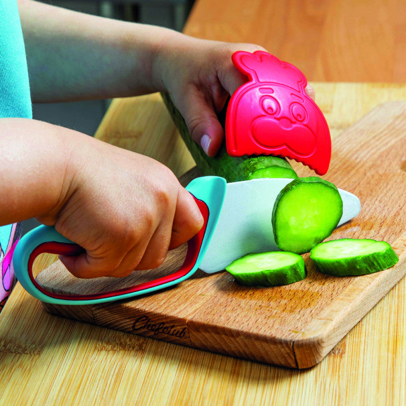 Kit Cutit de Bucatar pentru Copii, Albastru si Rosu, Chefclub Kids - Imagine 3