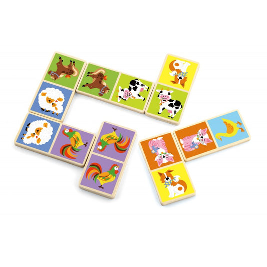 Domino cu imagini Animale de la ferma, Viga - Imagine 2