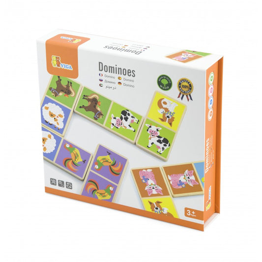 Domino cu imagini Animale de la ferma, Viga - Imagine 6