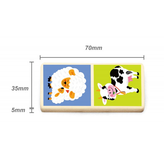 Domino cu imagini Animale de la ferma, Viga - Imagine 5