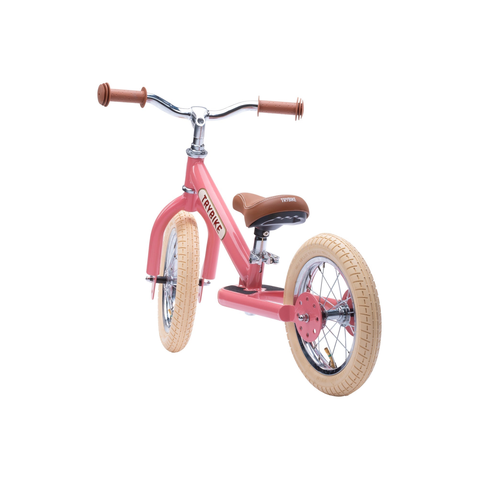 Trybike | Bicicleta Vintage din Otel Fara Pedale | Roz