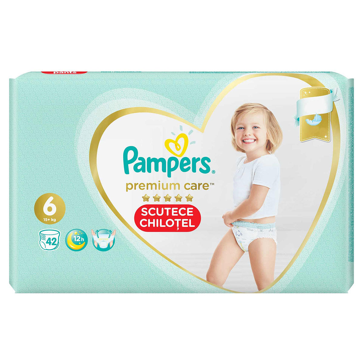 Pampers Premium Care Pants - Nr 6 (+15 kg) / 42 buc / Jumbo Pack [ps:c92343cf-a46f-491e-af9b-4b4dca57f07c]