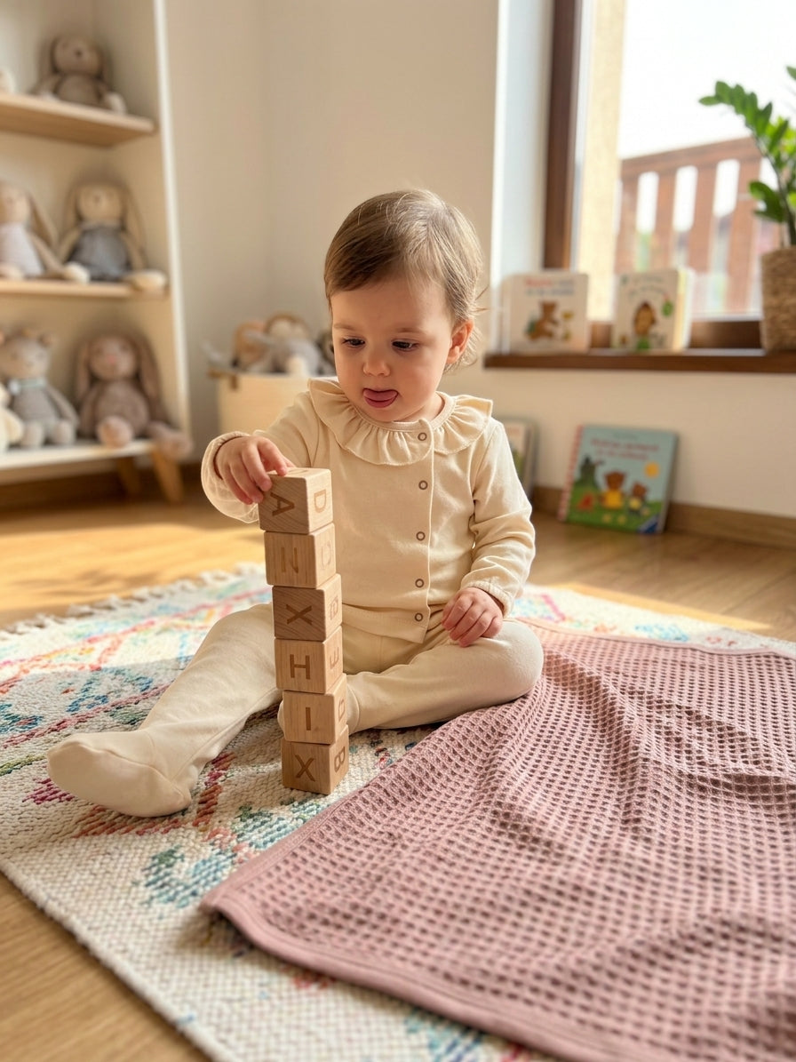 Set hăinuțe nou-născut INFANT Princess Ecru cu guler volănaș și păturică roz - galerie 4 [ps:d08c5f4d-c580-4395-8428-a1c12858b129]