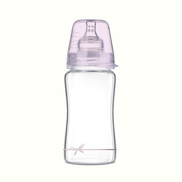 LOVI Biberon sticla DIAMOND GLASS 250 ml Baby Shower fata Infant.ro