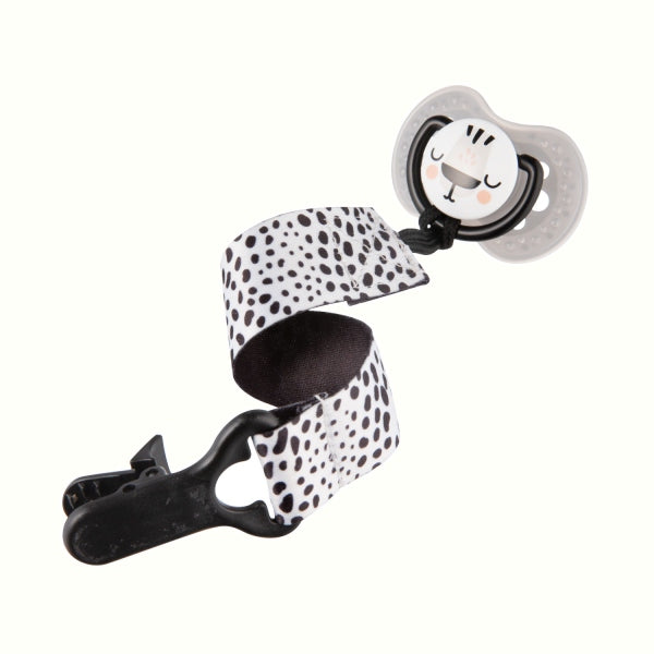 LOVI Panglica cu Clips Pentru Suzeta Salt&Pepper Infant.ro