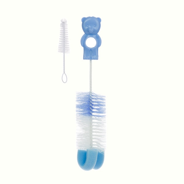 Canpol Babies Set Perie Pentru Curatat Biberon Si Tetina Cu Burete  Infant.ro