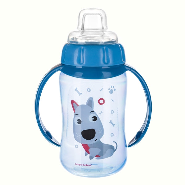 Canpol Babies Cana Antrenament Silicon 320ml Cute Animals-Dog Infant.ro