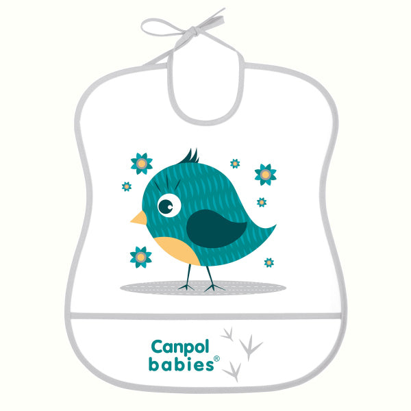 Canpol Babies Bavete Moale Impermeabila Cu Buzunar Cute Animals Infant.ro