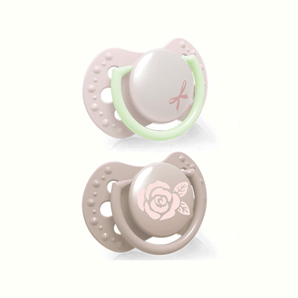 LOVI Suzeta Silicon Dynamic 0-2M 2 Pcs Baby Shower Fata