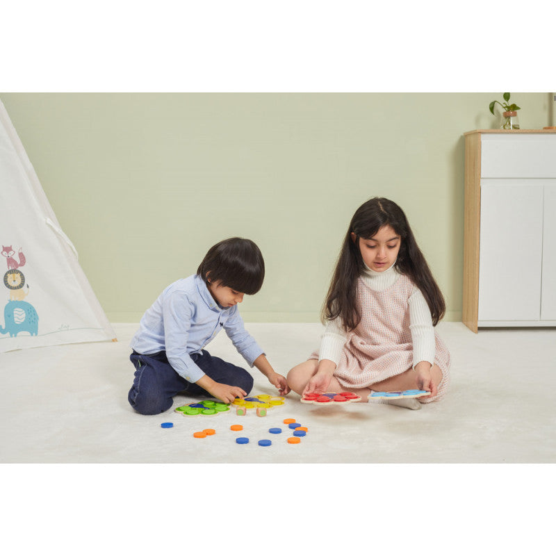 Joc de asociere a culorilor Paunul, VIGA