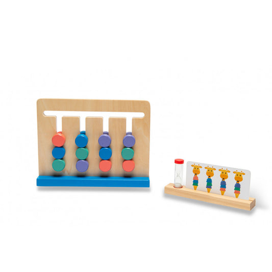 Joc de logica si coordonare Provocarea girafelor, BS Toys - Imagine 3