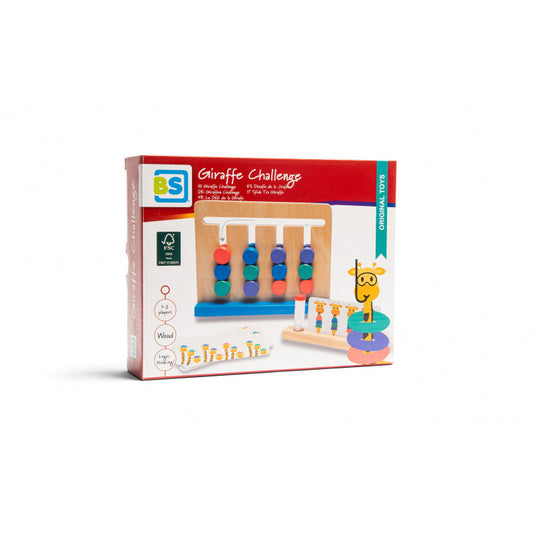Joc de logica si coordonare Provocarea girafelor, BS Toys - Imagine 4