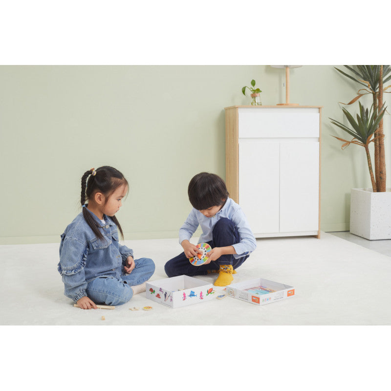 Joc magnetic de pescuit, Viga