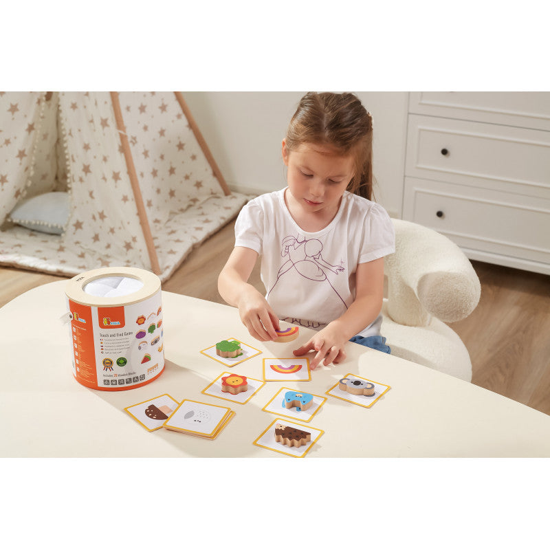 Joc senzorial de asociere Atinge si gaseste, Viga