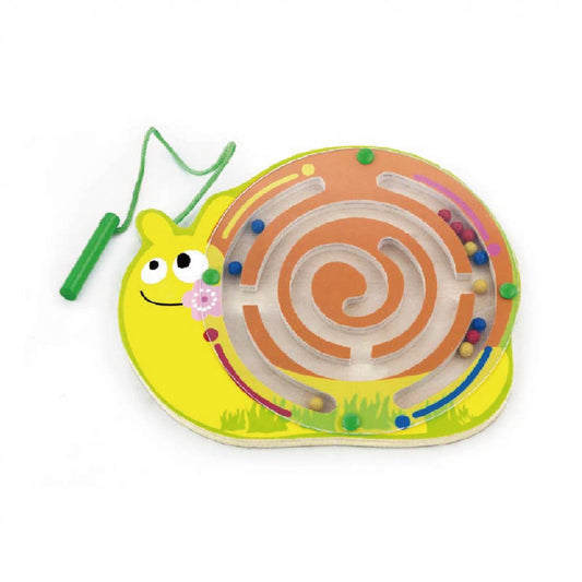 Labirint magnetic cu bile Melc, Viga - Imagine 3