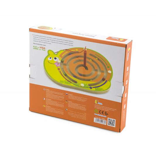 Labirint magnetic cu bile Melc, Viga - Imagine 2