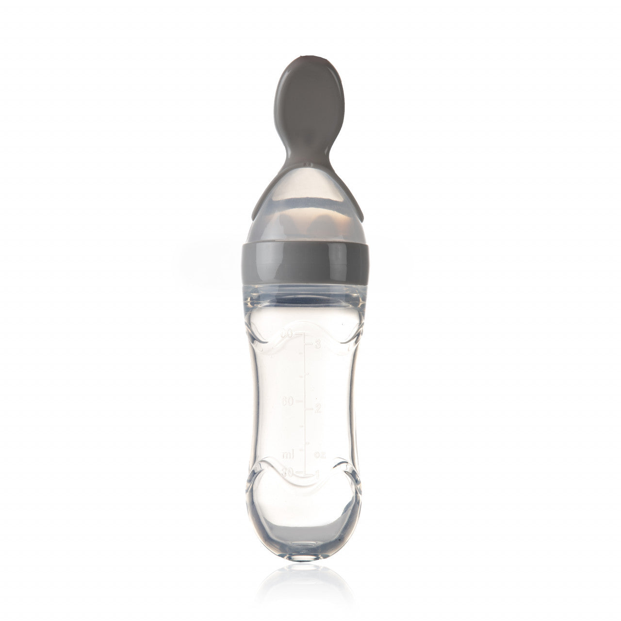 Lingurita cu rezervor pentru bebelusi, BabyJem, cu capac protectie, 90 ml