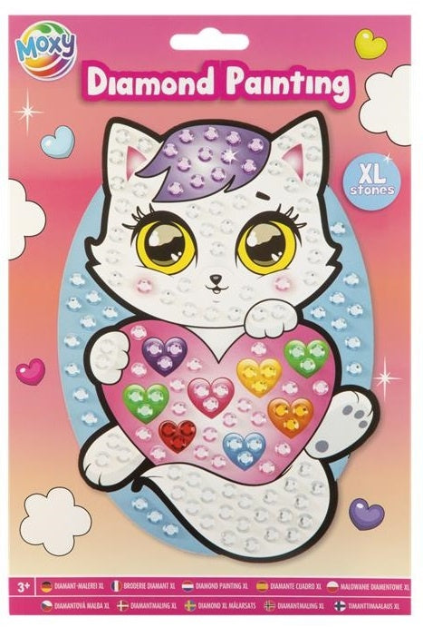 Set Diamond Painting Pisica cu Strasuri Mari Moxy, A5 - Pisica [ps:badc860e-6041-48a1-8c8d-876950a13697]