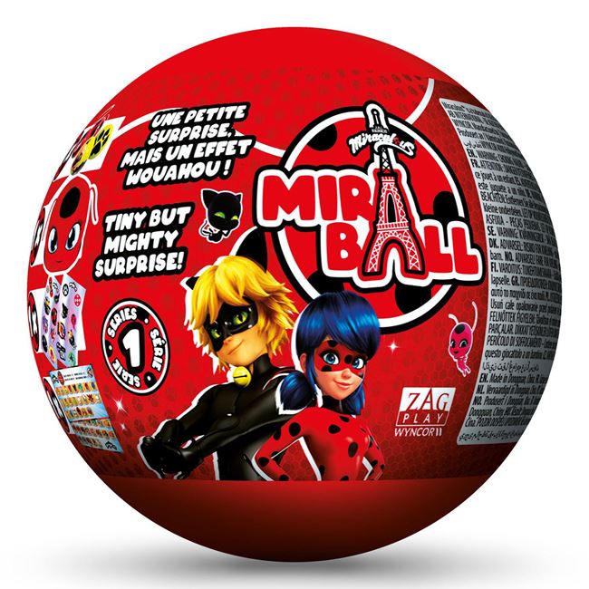 Miraculous Miraball cu Surpriză Plus - Giochi Preziosi - Roșu [ps:1f1093fd-66ef-4fd5-ab6d-e96024347dae]