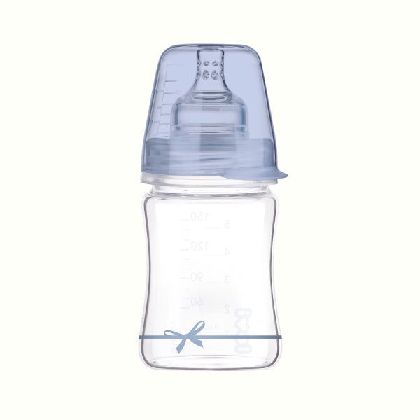 Lovi Biberon Sticla Diamond Glass 150 ml Baby Shower Baiat - 74/104Boy [ps:15bb60ba-803e-4915-b36d-8cd921dbf9d3]