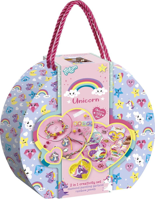 Atelier Creativ 2 in 1 Unicorni Totum - Pictură și Brățări - Default Title [ps:cf2657f7-b87f-4cd4-af92-62c0353920c9]