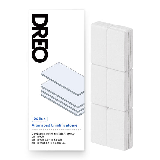Set 24 Pad-uri Aromaterapie DREO – Compatibile cu Umidificatoarele DR- - Default Title [ps:1aef36e5-f5c4-44db-8d13-7207cf2300de]