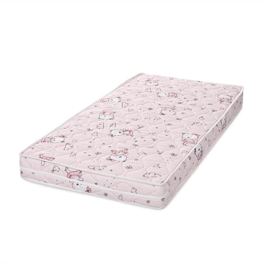 Saltea Pat Copii Lorelli Relax, 60x120x10 cm, Grey Sky - Pink Ballerina Bear [ps:826f4b61-965c-45a3-9a02-860d47abbd6b]