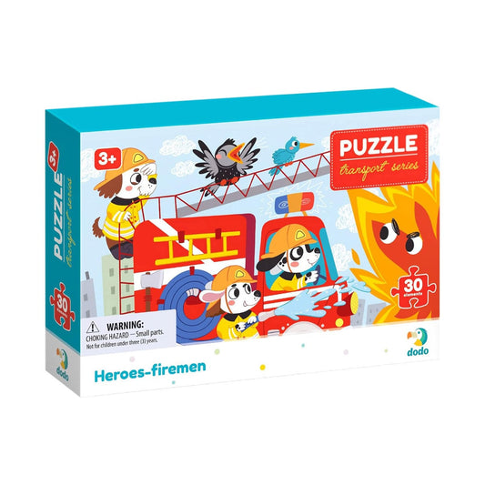 Puzzle Educativ Eroii Pompieri, 30 Piese - Dodo Toys - Default Title [ps:3ad7754a-b858-405d-93de-6c1f7b849e94]