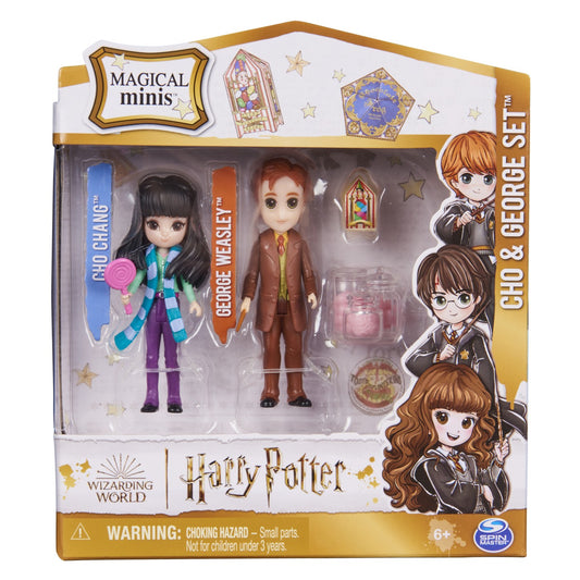 HARRY POTTER WIZARDING WORLD MAGICAL MINIS SET 2 FIGURINE CHO SI GEORGE [ps:1a2ae2ed-6503-4b83-b0d4-c0c51a9d3e4a]