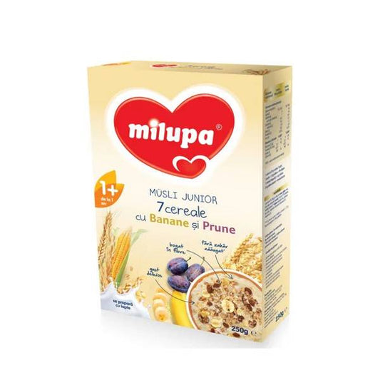 MILUPA Musli Junior, cereale, cu banane si prune, 250 g [ps:b07d15a8-71b5-463a-aa74-2d0892054512]