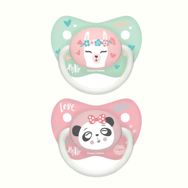 Canpol Babies Suzeta Orthodontica Din Silicon 2 Buc 0-6 Luni Exotic Animals - 23/920_Pin [ps:c6231baf-6349-494a-995e-afd999a26a53]