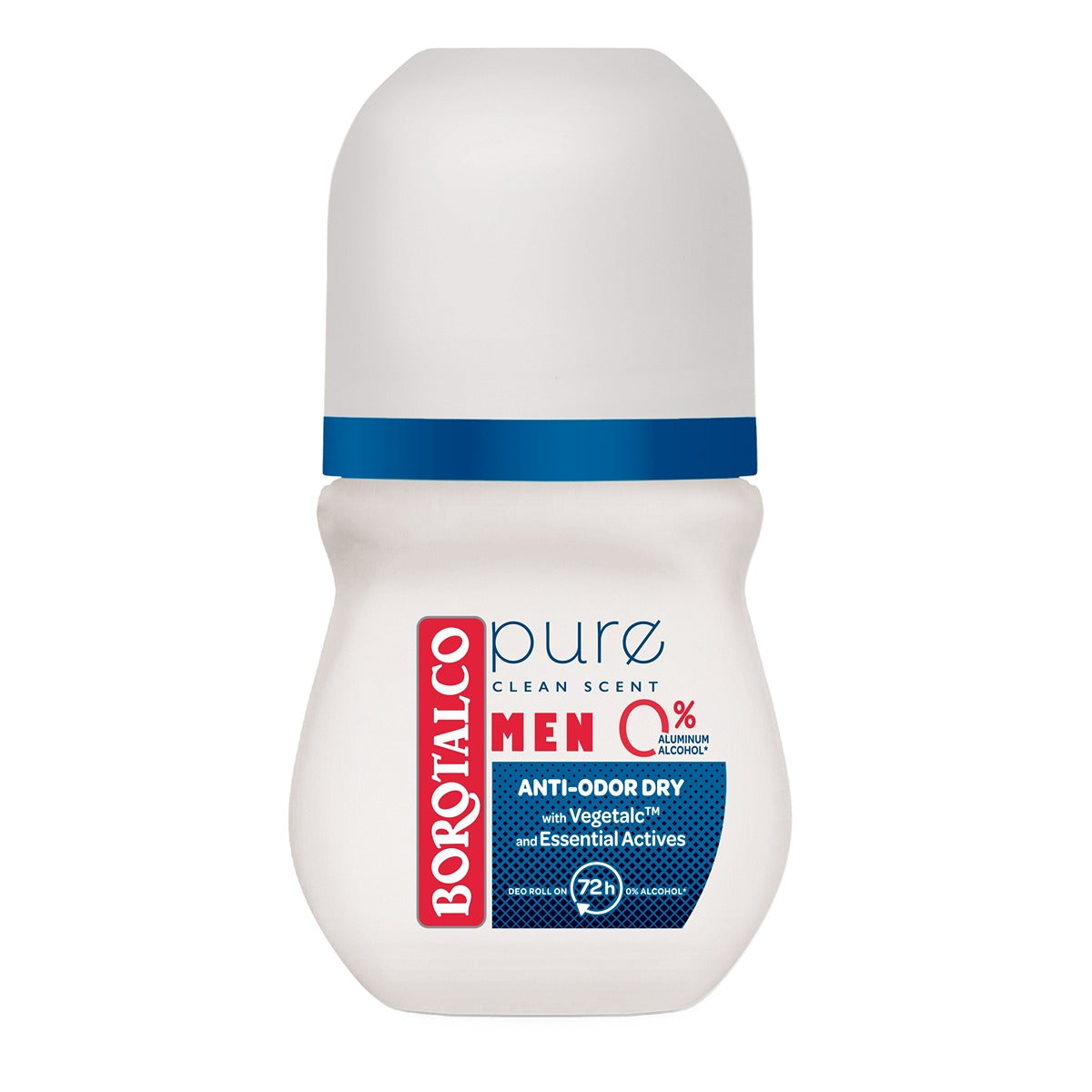 BOROTALCO Men Pure, deodorant, roll-on, 50 ml [ps:12fe4d11-e9d7-4e87-9da8-ebbbaf97b3e2]