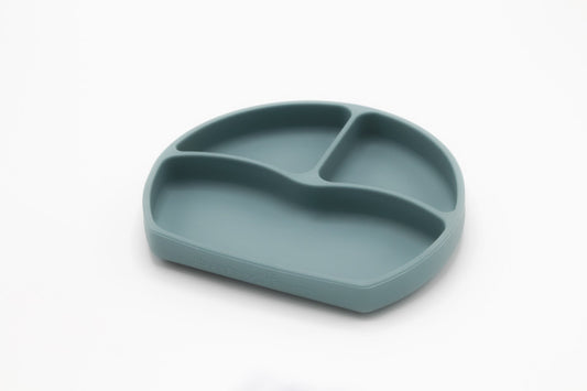 Farfurie din silicon cu 3 compartimente pentru auto-diversificare BabyJem (Culoare: Vernil) [ps:f158cb30-e856-428c-8a36-f56e1c999730]