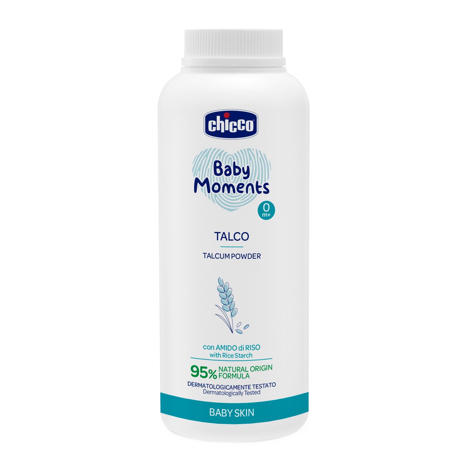 Pudra de talc Chicco Baby Moments, 150g, 0luni+ - Default Title [ps:c46e553d-5000-4961-b610-59e0f3e95307]
