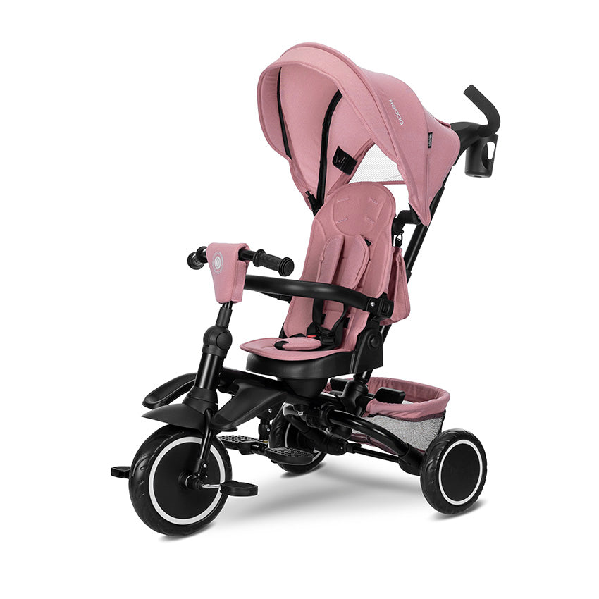 Tricicletă Lorelli Freccia Multifuncțională, Beige & Black - Pink [ps:3b2b9892-fe71-4751-bb13-10562f374024]