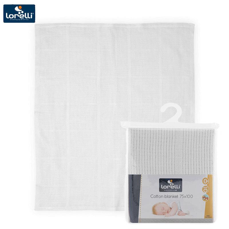 Păturică Croșetată Bumbac Lorelli, 75x100 cm, Albă - Alb [ps:ff5668e3-7359-4924-8a64-c40459956f77]