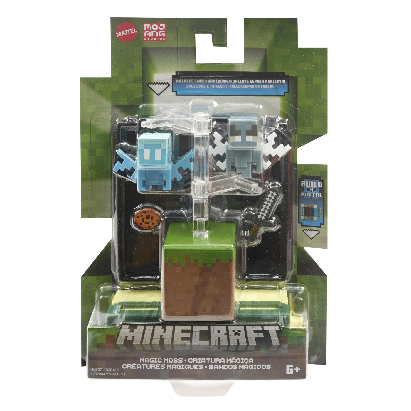 MINECRAFT CRAFT A BLOCK FIGURINA STRONGHOLD MAGIO MOBS 8CM [ps:704c7863-4021-4fc1-b9eb-030e2532089e]