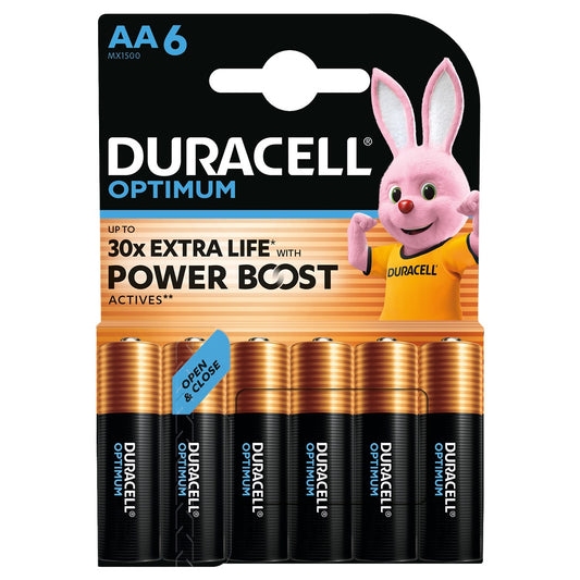 DURACELL Optimum AAK6, 1.5V, baterii, 6 bucati, 6 buc [ps:825c1900-e0e5-45ca-a65a-9ff5dbae7977]