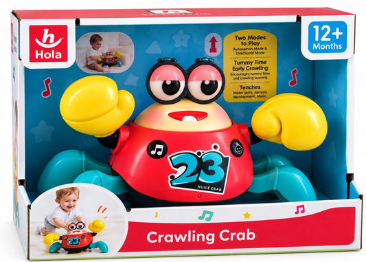 Jucărie Interactivă Crab cu Muzică și Lumini - Jucării Bebe - Default Title [ps:25a93483-7c0c-4ea5-9660-e6ef131b3cf4]