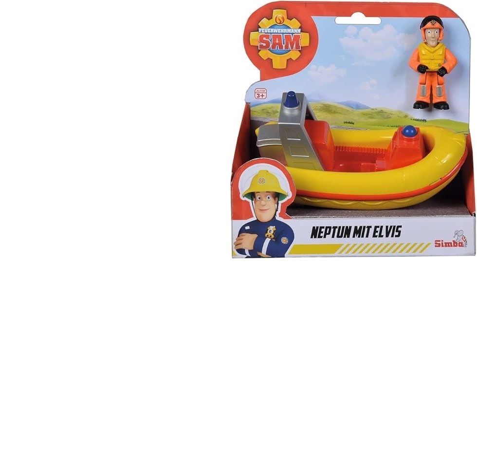 POMPIERUL SAM SET BARCA NEPTUN CU FIGURINA ELVIS 17CM Simba - Default Title [ps:54916dcf-d766-4f65-b4f9-b34b8d87cfb0]