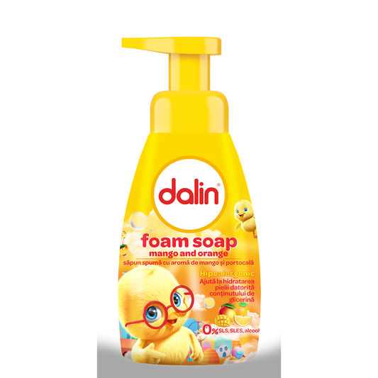 DALIN Baby, sapun spuma, mango, 200 ml [ps:9d56ff44-bfcc-4548-9c98-f98c753d7c32]