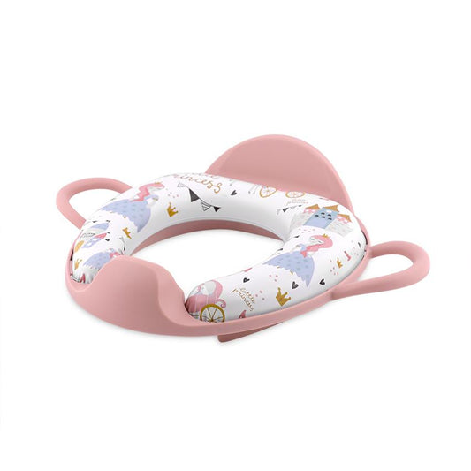 Reductor Toaletă Moale Lorelli, cu Manere, Princess Pink - roz princess [ps:5befb2fd-10c6-4e35-82d8-60305763beaa]