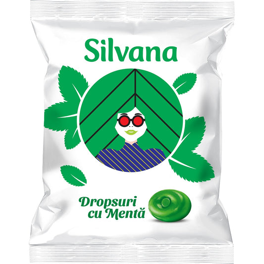 SILVANA Menta, dropsuri, 75 g, 1 buc [ps:f2f892c3-7182-491f-9e45-2c9d3cc9f181]