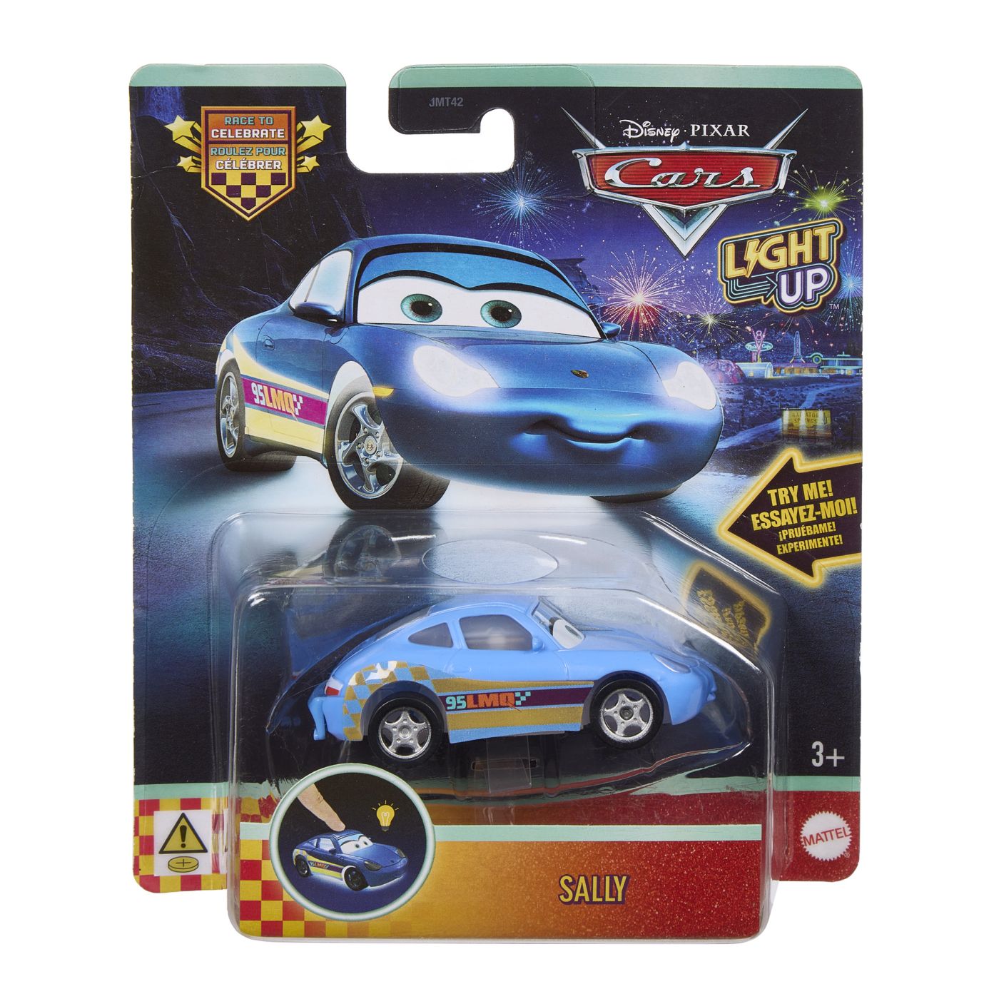 CARS Sally Luminoasă Mattel 1/55 - Jucărie - Default Title [ps:c0f663d1-c1da-41f7-8af0-84baf409ece4]