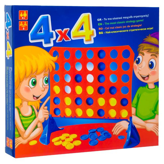 Joc de Societate 4x4 Jumbo - Joc Strategic pentru Copii - Default Title [ps:adad1a12-8eb0-4cce-a440-61e2e9c81a58]