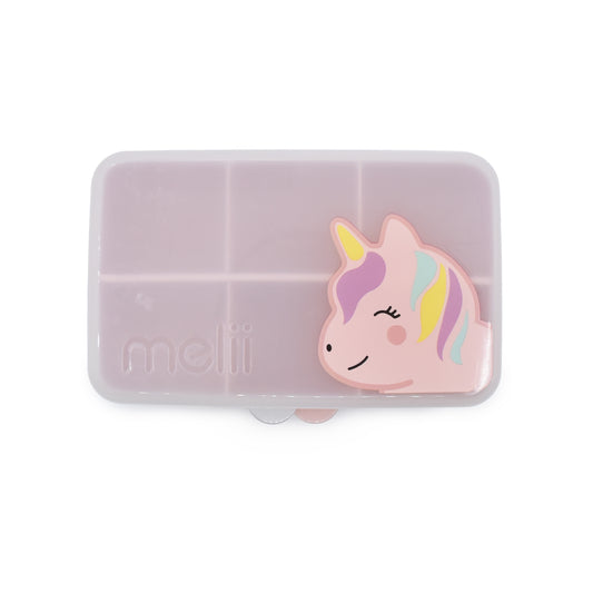 CUTIE SNACK 6 COMPARTIMENTE, MELII, PRINT UNICORN [ps:36029cd6-85ce-49a8-9556-593eb7b86496]